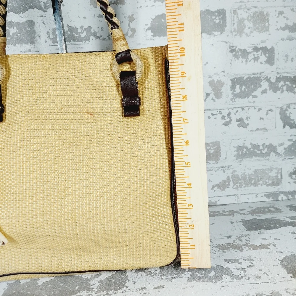 NINE WEST Cream & Brown Casual Accessories Shoulder Strap Bag 0917